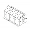 náhradné presklenie pre skleník VITAVIA VENUS 7500 PC 6 mm LG3113