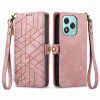 Peňaženkové puzdro Purse case ružové – Honor 400 Lite