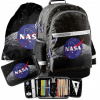 Školská taška - batoh Nasa Paso Space Moon 3 v 1 VIACFAREBNÁ