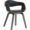 Design-Shop King drevené nohy sivé Čierna