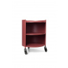 Ferm Living Príručný stolík Eve Storage – červený