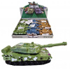 Wiky Bojový tank na zotrvačník 15cm - navy