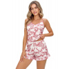 Donna Dámske pyžamo Tina - na ramínkách Růžovo-biela S(36)