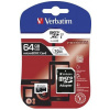 Verbatim micro SDXC 64GB PREMIUM UHS-I (U1) (70MB/s), Class 10 + adapter