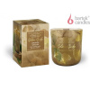 BARTEK Golden Ginkgo Bronze Shades sviečka v skle, 150g, doba horenia 35 hodín