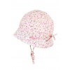 STERNTALER Klobúk organická bavlna v ružovej farbe s kvetinovou potlačou pink dievča-47 cm-9-12 m
