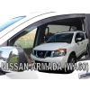 Deflektory Nissan Armada WA60 5D KAPOTÁŽE 2004-2016 + zadné kryty