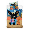 Súprava posteľnej bielizne 100x135 pre deti do postieľky, paplón a vankúš, motív BING