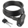 zámek M-Wave 8x1500mm silikonový černý