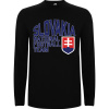 Superfutbal Pánske tričko s dlhým rukávom Slovakia National Football Team, rôzne farby a veľkosti Farba: čierna, Veľkosť: 3XL