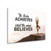 Motivačný obraz na stenu The body achieves_001 (obrazy s textom)