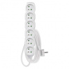 Prodlužovací kabel EMOS P0613R – 6 zásuvek, 3m, bílý
