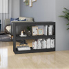 zahrada-XL Knižnica/deliaca stena sivá 100x30x71,5 cm masívna borovica 808210