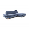 Rohová čalúnená sedacia súprava AVESTA pravá modrá s úložným priestorom LK0007 + záruka 3 roky zadarmo + záruka 3 roky zadarmo