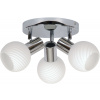 Candellux Turno stropné svietidlo 3x40 W biela-chrómová 98-10940