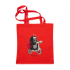Moravská Ústredňa - Taška Krtko 42x38 cm, červená, kolobežka
