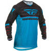 dres Kinetic K120 2020, FLY RACING (modrá/čierna/červená)