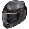 SCORPION preklápacia prilba na motocykel EXO-TECH EVO ONYX CARBON SOLID čier. XL
