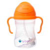 b.box hrnček so slamkou oranžový 240 ml