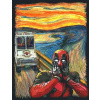 CUKROVÁ TLAČ jedlý obrázok na tortu Cukrová hmota DEADPOOL + MENO TEXT ZADARMO