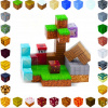 MAGNETICKÉ KOCKY, STAVEBNICA - 50 KUSOV VRÁTANE 2 FIGÚROK