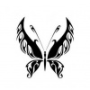 Motýl - plastová šablona 094 Rozměr: E 29x29cm
