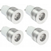 Žiarovka, žiarivka - LED žiarovka GU10 1W Warm White SMD AC 85-265V (LED žiarovka GU10 1W Warm White SMD AC 85-265V)