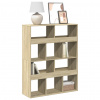 zahrada-XL Knižnica dub sonoma 100x33x125,5 cm kompozitné drevo 3309359