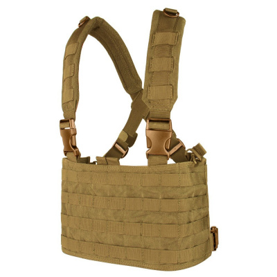 CONDOR OUTDOOR Vesta taktická MOLLE CHEST RIGG OPS COYOTE BROWN