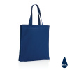Taška Impact z recyklovanej bavlny AWARE™ (145 g/m2) so širokým dnom , Black Farba: Blue