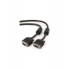 GEMBIRD Kabel přípojný k mon 15M/15M VGA 20m stíněný extra, ferrity BLACK (CC-PPVGA-20M-B)