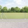 zahrada-XL Plot s stĺpmi Strieborná 0.4 x 10 m Oceľ 3352265