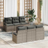 zahrada-XL Súprava záhradných pohoviek Manuálny 7 pcs Sivá 55 x 55 x 37 cm 3354938