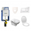 S-line Cenově zvýhodněný závěsný WC set Geberit k zazdění + WC Pro 110.302.00.5ND5