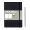 LEUCHTTURM1917 Softcover Medium (A5) Black, 123 p., čistý - zápisník