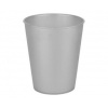 Plastový párty kelímok strieborný - Silvester - 250 ml - 1 ks