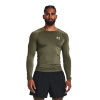 Pánske kompresné tričko s dlhým rukávom UNDER ARMOUR-UA HG Armour Comp LS Zelená XL 25/26