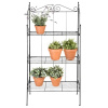Esschert Design Regál na kvety s 3 policami veľkosť L-ForU-433893