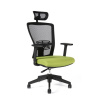 OFFICE PRO s.r.o. Kancelárska stolička Themis s podhlavníkom, zelená