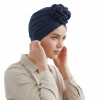 Eva Design turban bavlna modrý, univerzálna veľkosť