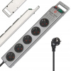 Predlžovací prívod Brennenstuhl 1153340115 5 zásuviek 2,5 m strieborný