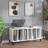 vidaXL Skrinka na platne biela 100x38x48 cm kompozitné drevo - Biela - 66321-21138