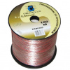 CABLETECH dvojlinka 2 x 1,5mm², transparentná, 100m, Cu - OFC KAB0321