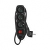 EMOS PC1312 prodlužovací kabel 230V, 2m, 3x zásuvka, vypínač