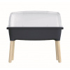 Prosperplast Sadbovač RESPANA PLANTER WOOD HIGH SET antracit 78cm