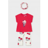 Detská bavlnená súprava Mayoral 1750.4G.Baby.PPY2 červená 68