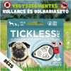 Bezchemický ultrazvukový odpudzovač kliešťov a bĺch pre psov a mačky – TICKLESS, béžový