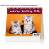 Kalendár stolový MiniMax Mačky 2026