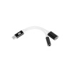 Adaptér REBEL USB-C na JACK 3,5mm (pre počúvanie hudby) + USB-C na nabíjanie