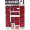 Rockshox Decal Kit 35mm DC - Oxy Red